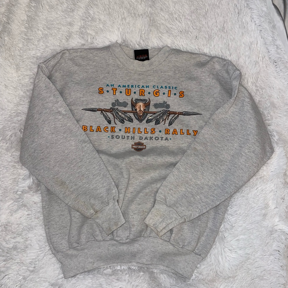 Vintage Harley Davidson crew neck